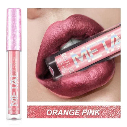 Metallic Matte Liquid Lipstick Waterproof Long Lasting Non-Stick Cup Matte Shimmer Glitter Lip Gloss Women Lips Makeup 12 Colors metallic-matte-liquid-lipstick-waterproof-long-lasting-non-stick-cup-matte-shimmer-glitter-lip-gloss-women-lips-makeup-12-colors