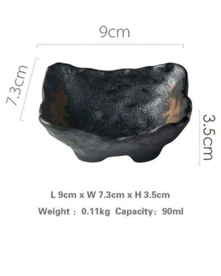 Elegant Artisan Japanese Ceramic Appetizer Plates: Elevate Your Dining Aesthetic with Unique Tableware