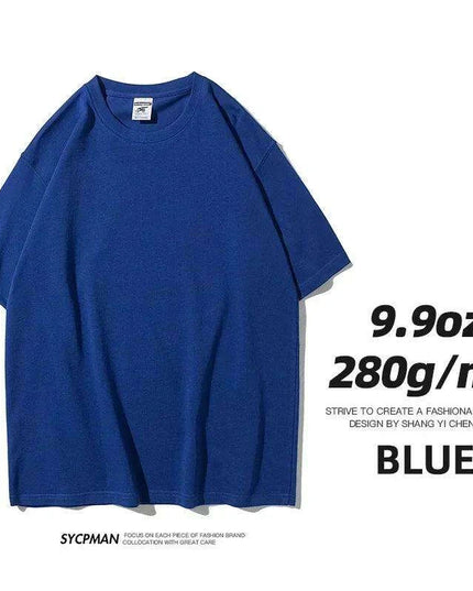 Sypcman Premium Custom Oversized Heavyweight Cotton Tee for Men - 9.9oz Streetwear Must-Have