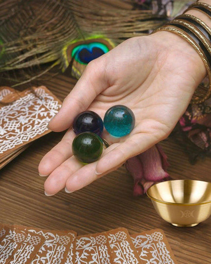 Mystical Copper Altar Bowl with Triple Moon and Pentacle Engravings for Spiritual Rituals