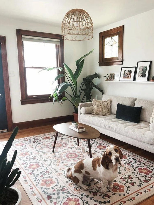 Exquisite Handcrafted Bohemian Area Rug - Timeless Luxury Collection