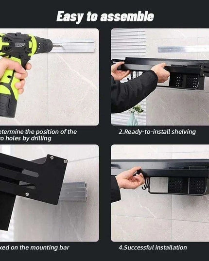 Sleek Wave Design Spice Organizer - Contemporary Kitchen Storage Solution