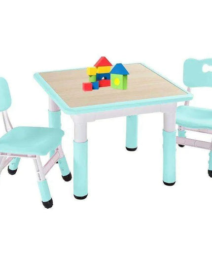 Versatile Activity Table and Chair Set for Kids with 2 Adjustable Chairs - Ideal Creative Space for Ages 3-8