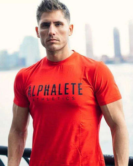 Trendy Graphic Print Muscle Tees for Men - Slim Fit Cotton Workout and Casual Shirts