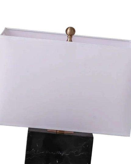 Customizable Marble Table Lamp: Chic Lighting Solution for Your Bedroom and Home Decor