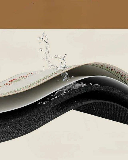 Tranquil Harmony Diatom Mud Tea Ceremony Mat - Elegant Absorbent Home Decor for Tea Aficionados