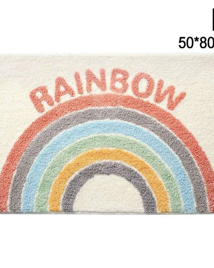 Colorful Comfort Plush Bath Mat - Soft Absorbent Rug