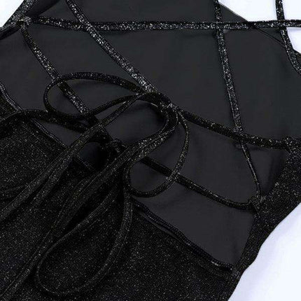 Seductive Knit Suspender Dress for Chic Style - Très Elite