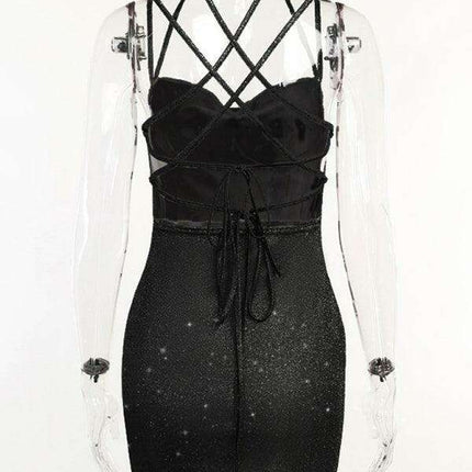 Seductive Knit Suspender Dress for Chic Style - Très Elite
