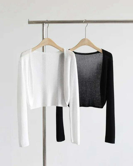 Elegant Women's Lightweight Sweetheart Cardigan for Spring/Summer Style