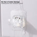 Heavy-Duty Waterproof Curtain Rod Brackets with Easy Peel-and-Stick Installation