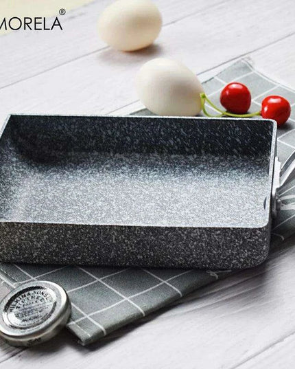 Japanese Medical Stone Non-Stick Omelette Frying Pan - Essential for Perfect Eggs and Pancakes