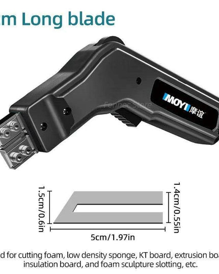 Adjustable Temperature Electric Fabric and Foam Cutter with Universal Plug Compatibility