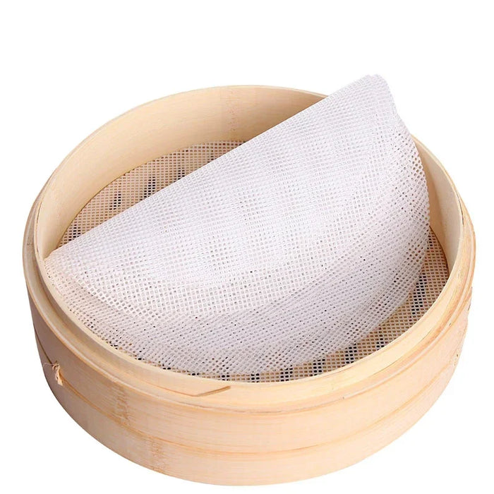 Bamboo Silicone Steamer Mat - Essential Tool for Versatile Cooking
