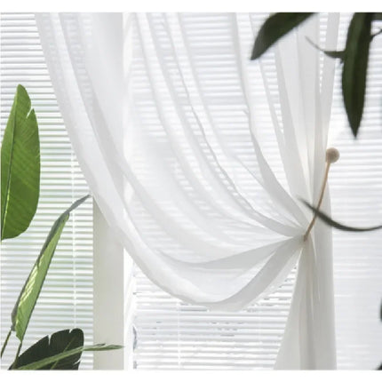 Luxury Thickened Curtains — Nordic Retro Stitching