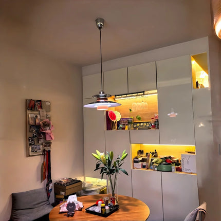 Retro Layered Pendant Light | Mid-Century Modern E27