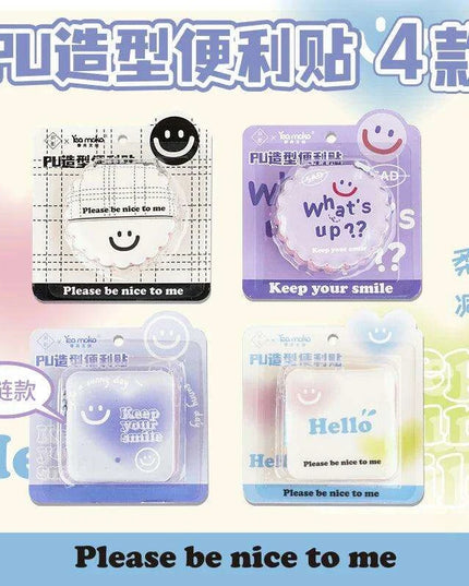 Whimsical Kawaii Mini Notebook and Sticky Notes Set for Creative Note-Taking