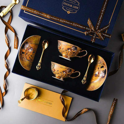 Exquisite Egyptian-Inspired Vintage Tea Set for Elegant Entertaining Moments