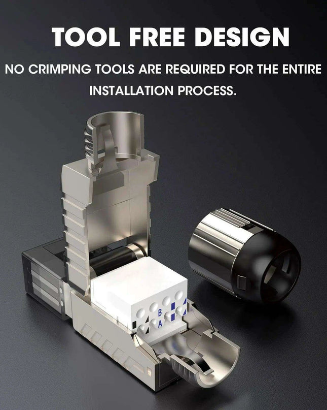 Ultra-Fast Cat8 Ethernet Connector Kit for Superior Networking Performance