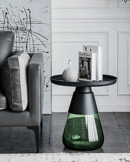 Elegant Retro Italian Glass Coffee Table