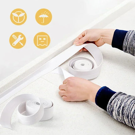 Waterproof Mold-Resistant PVC Sealing Tape – Kitchen & Bathroom Seal