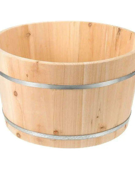 Luxury Solid Wood Foot Soaking Spa Bucket - Stylish Portable Foot Care Tub