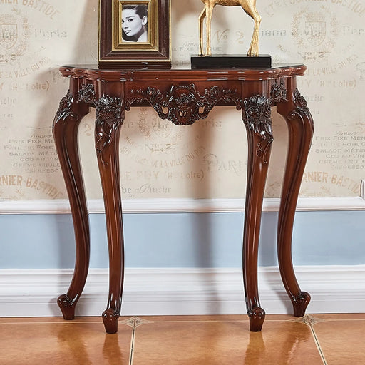 Vintage Charm Long Console Table - Elegant Retro Side Table for Home Décor