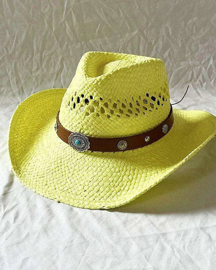 Handcrafted Stiff Cowboy Hat: Essential Summer Accessory for Men’s Wild West Fashion