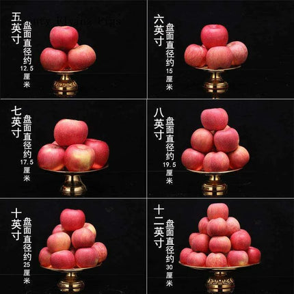 Elegant Lotus Metal Offering Dish for Spiritual Serenity and Home Decor