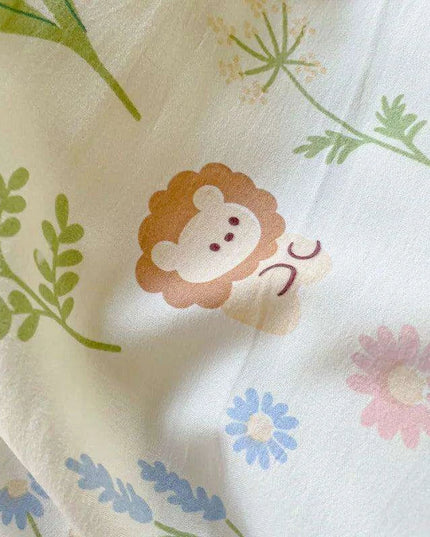 Floral Serenity Cotton Bedding Collection for Girls