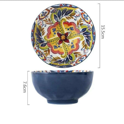 Nordic Vintage Elegance Ceramic Dining Set - Enrich Your Table with Timeless Beauty