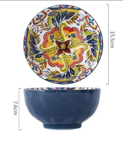 Nordic Vintage Elegance Ceramic Dining Set - Enrich Your Table with Timeless Beauty