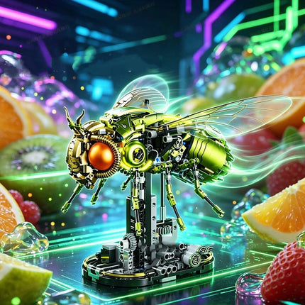 1038pcs MOC Mechanical Fruit Flies Model Building Block Simulation Insect Series City Creative Ornaments Animal Bricks Toys Gift 1038pcs-moc-mechanical-fruit-flies-model-building-block-simulation-insect-series-city-creative-ornaments-animal-bricks-toys-gift