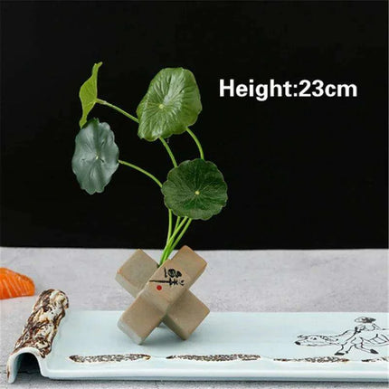 Elegant Plum Blossom Sushi and Sashimi Serving Set with Bento Mold