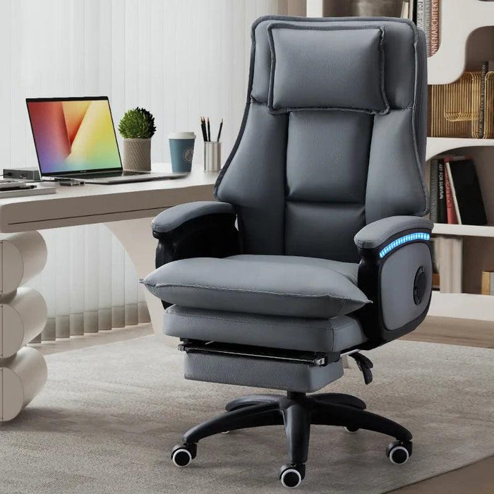 Luxurious Ergonomic Leather Executive Chair - Experience Unmatched Comfort for Long Hours