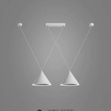 Sleek Customizable LED Pendant Light Set for Modern Kitchens and Dining Areas - Remote Control Dimming - Durable Metal Design - Easy Installation