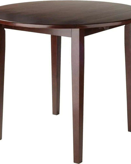 Stylish Walnut Expandable Drop Leaf Dining Set for Contemporary Homes