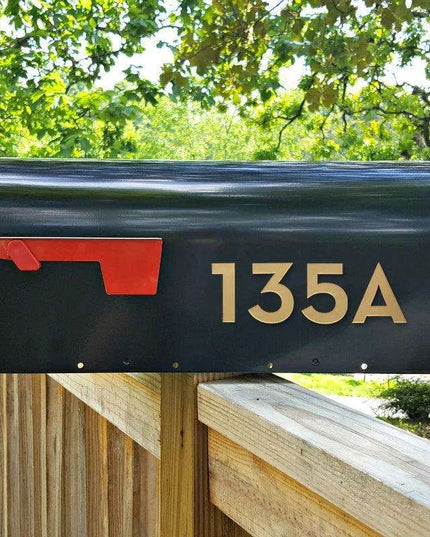 Stylish 3-Inch Self-Adhesive Acrylic Address Numbers – Choose from Timeless Black, Sleek Silver, or Opulent Gold