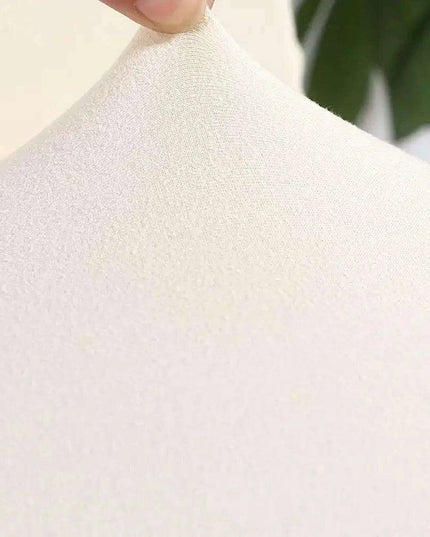 Elegant Beige Stretchable Slipcovers for Dining Chairs at Special Events