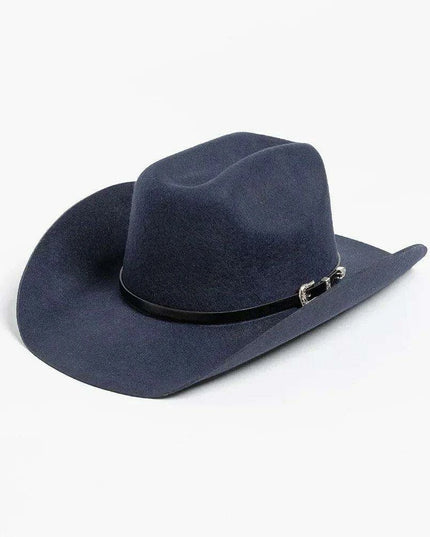 Stylish Women's Wide Brim Wool Cowboy Hat with Buckle Accent - Fall/Winter Collection (M/L Size)