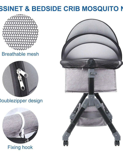 Versatile Mosquito Net for Baby Cribs - Lightweight, Removable, and Breathable Protection for Year-Round Use