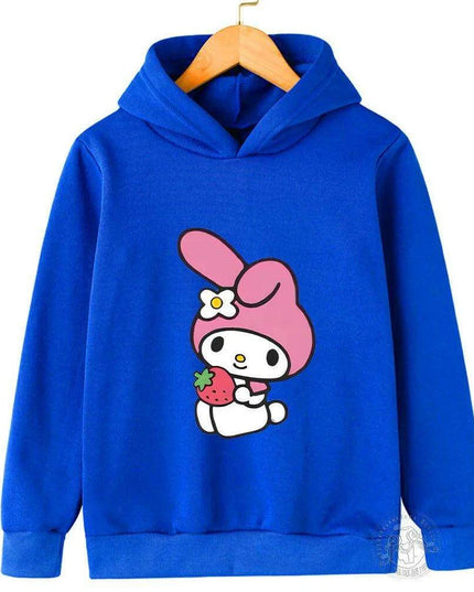 Adorable Sanrio Melody Girls' Cartoon Windbreaker for Spring and Autumn Fun