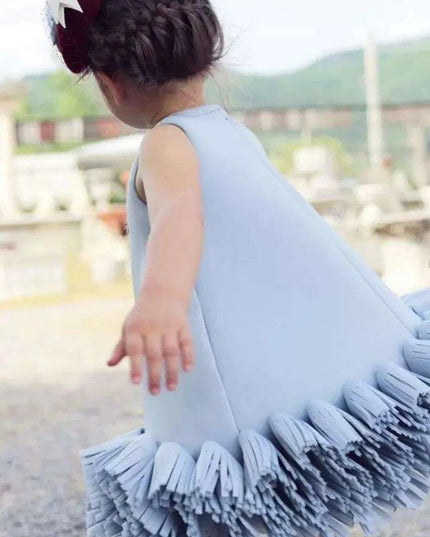 Enchanting Sleeveless Princess Dress for Girls - Ideal for Summer Celebrations and Birthdays