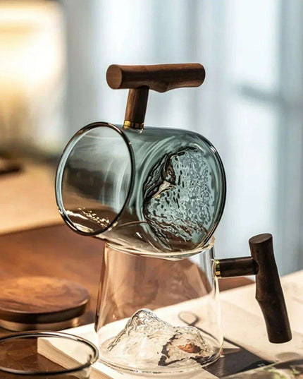 Elegant Borosilicate Glass Tea Mug with Infuser for Exceptional Brewing Delight