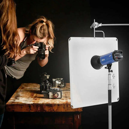 Selens Professional Adjustable C-Stand for Photographers and Videographers - Heavy Duty Aluminum Tripod Support - Très Elite