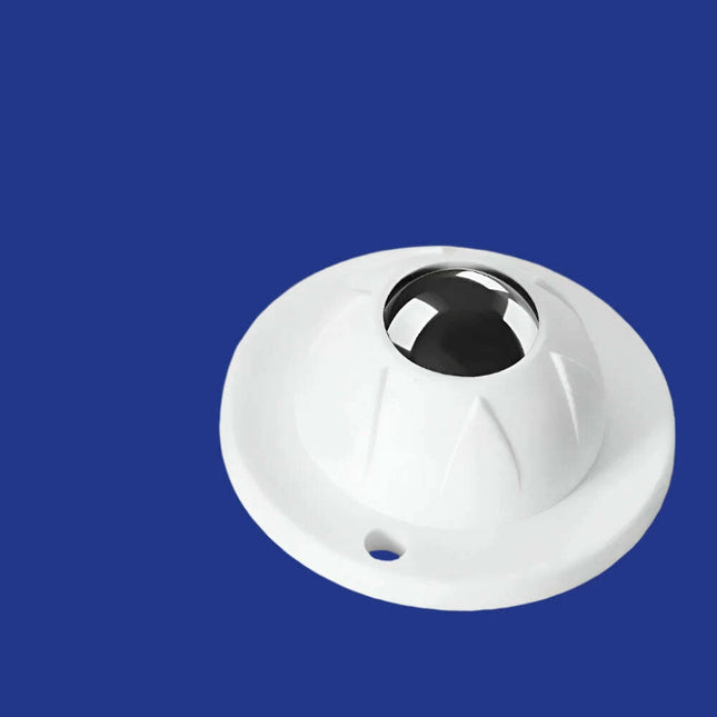 Self-Adhesive 360° Swivel Caster Wheels - Mini Stainless Steel Furniture Rollers with Universal Ball Mechanism