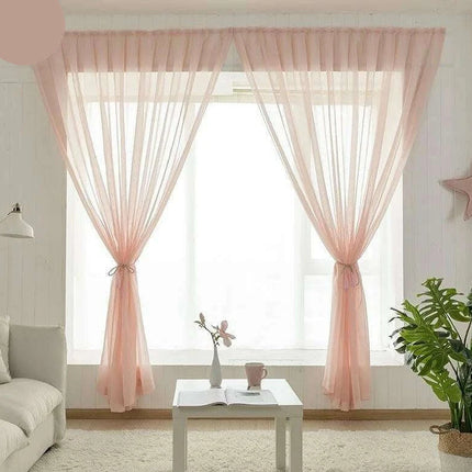Self-Adhesive Linen Half Curtains - Chic Short Drapes for Easy Installation and Light Management - Très Elite