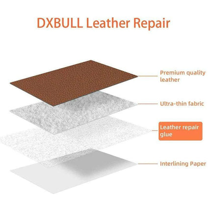 Self-Adhesive PU Leather Restoration Patch for Quick Furniture and Bag Repairs - Très Elite
