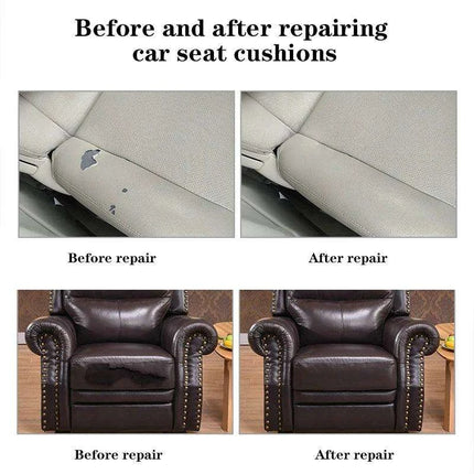 Self-Adhesive PU Leather Restoration Patch for Quick Furniture and Bag Repairs - Très Elite