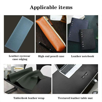 Self-Adhesive PU Leather Restoration Patch for Quick Furniture and Bag Repairs - Très Elite